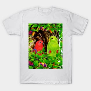 Nesting Parrots T-Shirt